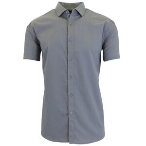 MEN'S Galaxy By Harvic Slim Fit Short Sleeve Shirt.  Size XL NWT $38